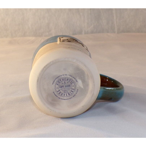 Cape Shore Authentic Souvenirs Mug Stoneware Glazed Sea Turtle Naples, Florida - Picture 4 of 5